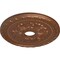 Ekena Millwork Palmetto Ceiling Medallion (Fits Canopies up to 5"), 20 7/8"OD x 3 5/8"ID x 1 5/8"P, Polished Copper CM20PMPOS - alternate 3